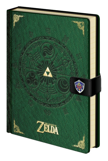 Zeszyt A5 premium The Legend of Zelda z Triforce i tarczą Hylian