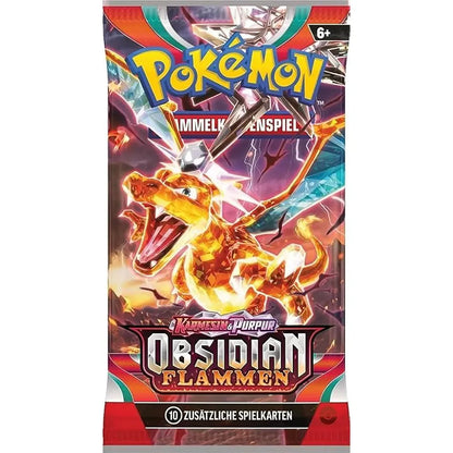 Obsidianflammen Boosterpack – Pokémon Karmesin & Purpur TCG (Deutsch)