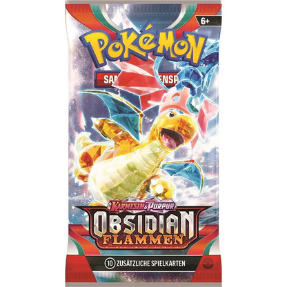 Obsidianflammen Boosterpack – Pokémon Karmesin & Purpur TCG (Deutsch)