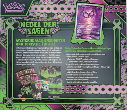 Nebel der Sagen Top-Trainer-Box – Pokémon Karmesin & Purpur TCG (Deutsch)