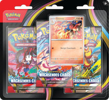 Wachsendes Chaos 3-Boosterpack-Blister Glutexo – Pokémon Mega-Entwicklung TCG (DE)