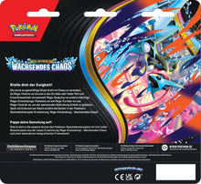 Wachsendes Chaos 3-Boosterpack-Blister Glutexo – Pokémon Mega-Entwicklung TCG (DE)