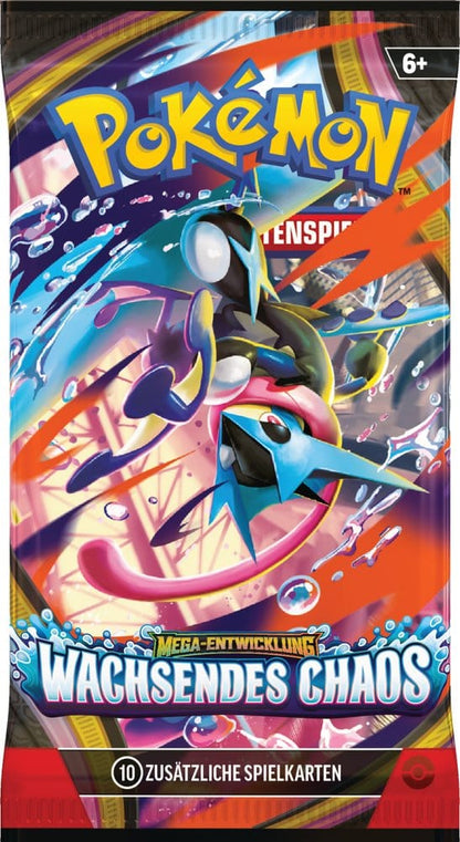 Wachsendes Chaos Boosterpack – Pokémon Mega-Entwicklung TCG (DE)