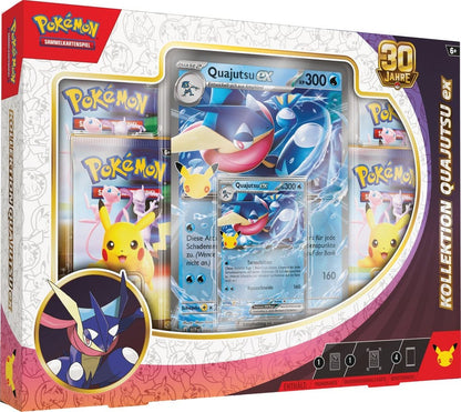 Kollektion Pokémon TCG 30 Jahre – Quajutsu-ex Jubiläums-Kollektion (Deutsch)