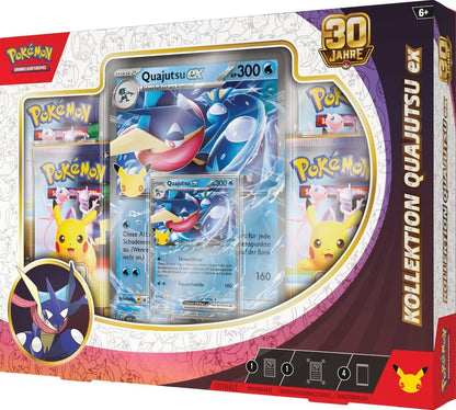 Kollektion Pokémon TCG 30 Jahre – Quajutsu-ex Jubiläums-Kollektion (Deutsch)