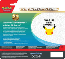 Tech-Sticker-Kollektion Pokémon TCG 30 Jahre – Alola-Kokowei oder Lucario Jubiläums-Kollektion (Deutsch)