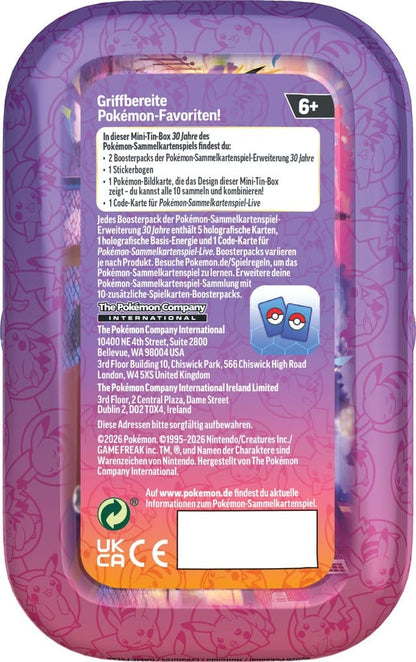 Mini-Tin Pokémon TCG 30 Jahre (Deutsch)