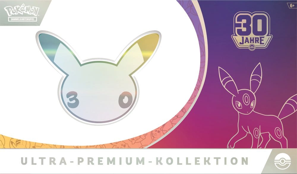 Ultra-Premium-Kollektion Pokémon TCG 30 Jahre – Nacht mit Pikachu-ex & Nachtara-ex (Deutsch)