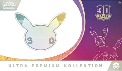 Ultra-Premium-Kollektion Pokémon TCG 30 Jahre – Nacht mit Pikachu-ex & Nachtara-ex (Deutsch)