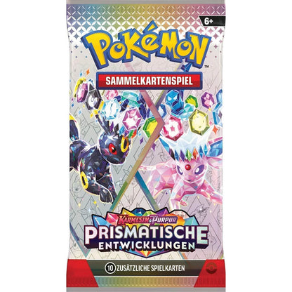 Prismatische Entwicklungen Mini-Tin-Box – Pokémon Karmesin & Purpur TCG (Deutsch)