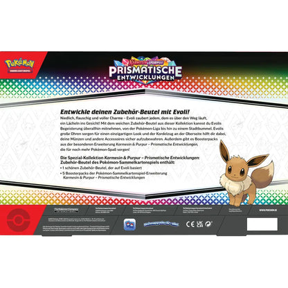 Prismatische Entwicklungen Zubehör-Beutel Kollektion – Pokémon Karmesin & Purpur TCG