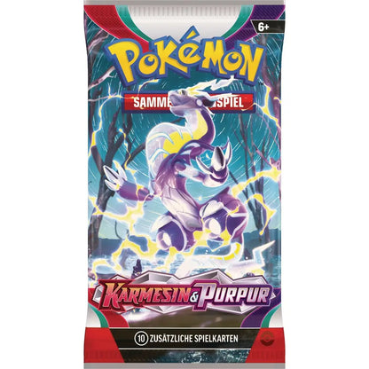 Karmesin & Purpur Boosterpack – Pokémon Karmesin & Purpur TCG (Deutsch)