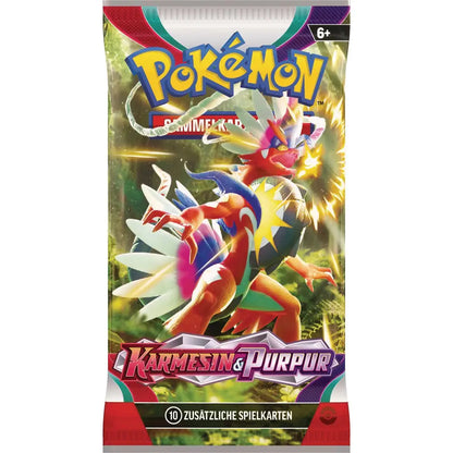 Karmesin & Purpur Boosterpack – Pokémon Karmesin & Purpur TCG (Deutsch)