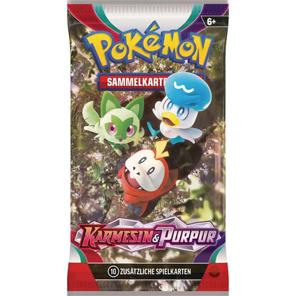 Karmesin & Purpur Boosterpack – Pokémon Karmesin & Purpur TCG (Deutsch)