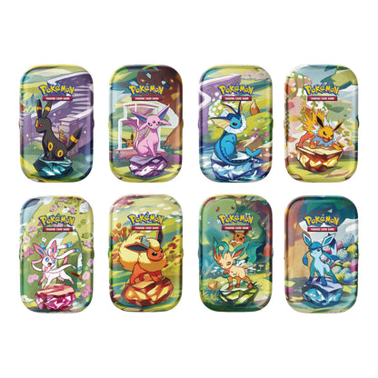 Prismatische Entwicklungen Mini-Tin-Box – Pokémon Karmesin & Purpur TCG (Deutsch)