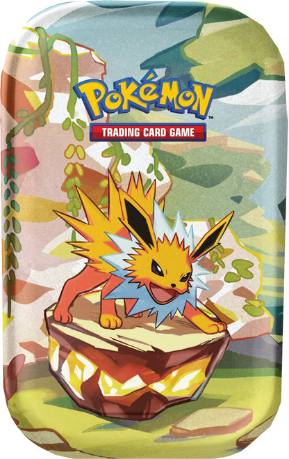 Prismatische Entwicklungen Mini-Tin-Box – Pokémon Karmesin & Purpur TCG (Deutsch)