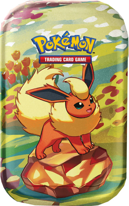 Prismatische Entwicklungen Mini-Tin-Box – Pokémon Karmesin & Purpur TCG (Deutsch)