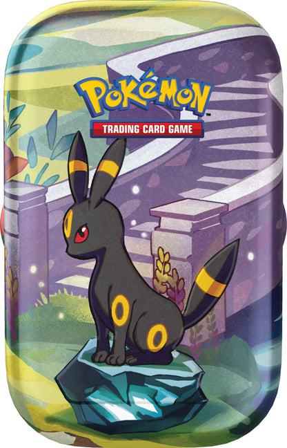 Prismatische Entwicklungen Mini-Tin-Box – Pokémon Karmesin & Purpur TCG (Deutsch)