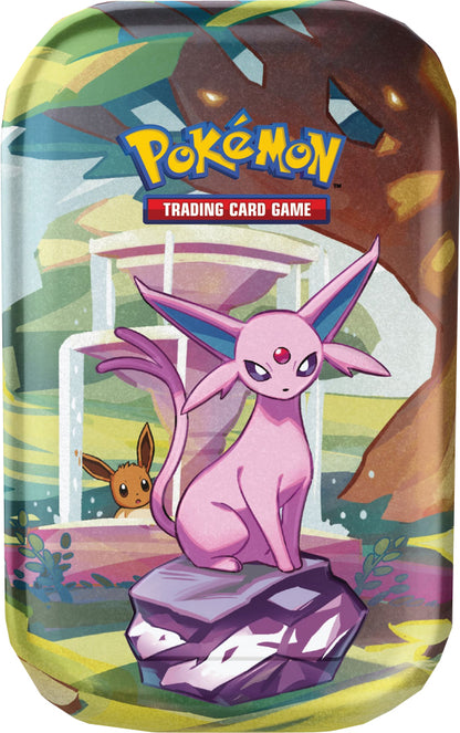 Prismatische Entwicklungen Mini-Tin-Box – Pokémon Karmesin & Purpur TCG (Deutsch)