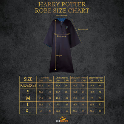 Szata Czarodzieja Ravenclaw (Deluxe) z Harry'ego Pottera – Magia dla Mądrych Umysłów