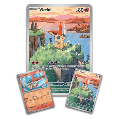 Kolekcja ilustracji Victini – Pokémon Scarlet & Violet TCG (German)