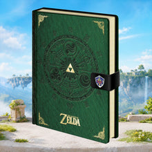The Legend of Zelda Premium Notizbuch A5 mit Triforce und Hyliaschild