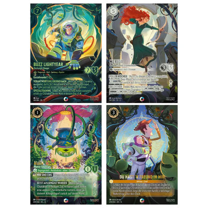 Disney Lorcana: Unbekannte Wildnis – Display mit 24 Booster-Packs (Deutsch)