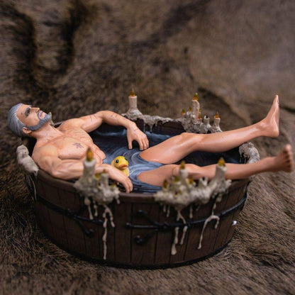 Geralt in der Badewanne Statue – The Witcher 3
