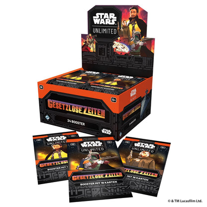 Star Wars: Unlimited – Gesetzlose Zeiten Booster Display (DE)