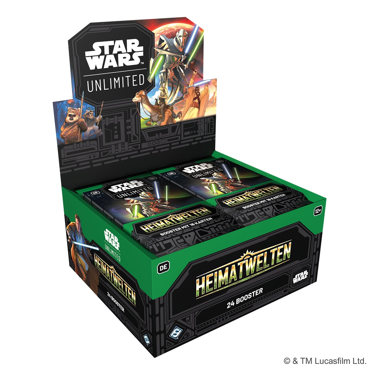 Booster-Display Star Wars: Unlimited – Heimatwelten (Deutsch)