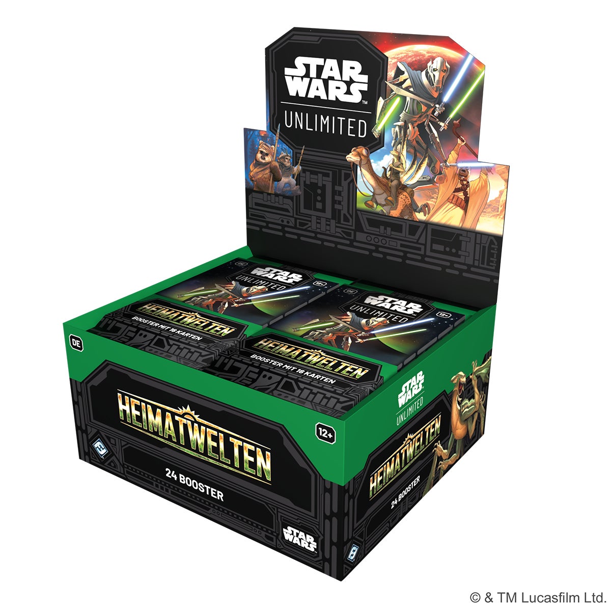 Booster-Display Star Wars: Unlimited – Heimatwelten (Deutsch)