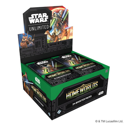 Booster-Display Star Wars: Unlimited – Homeworlds (Englisch)