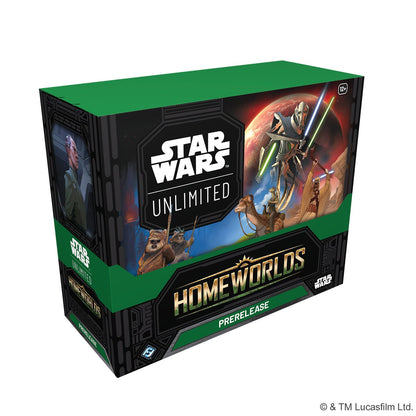 Prerelease Box Homeworlds – Star Wars: Unlimited (Englisch)