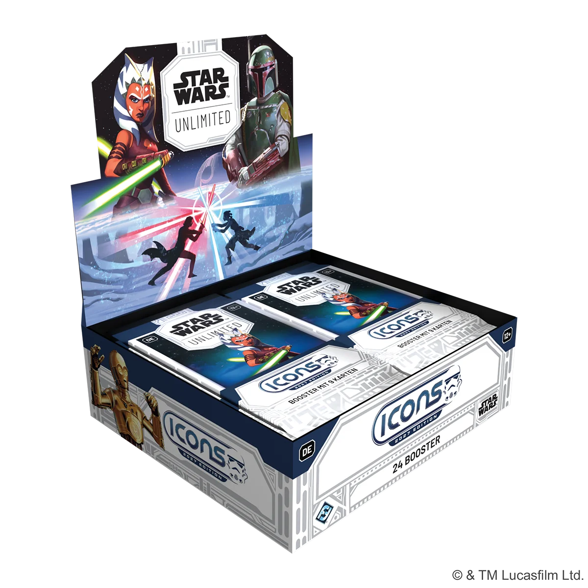 Booster-Display Star Wars: Unlimited – Icons 2027 Edition (Deutsch)
