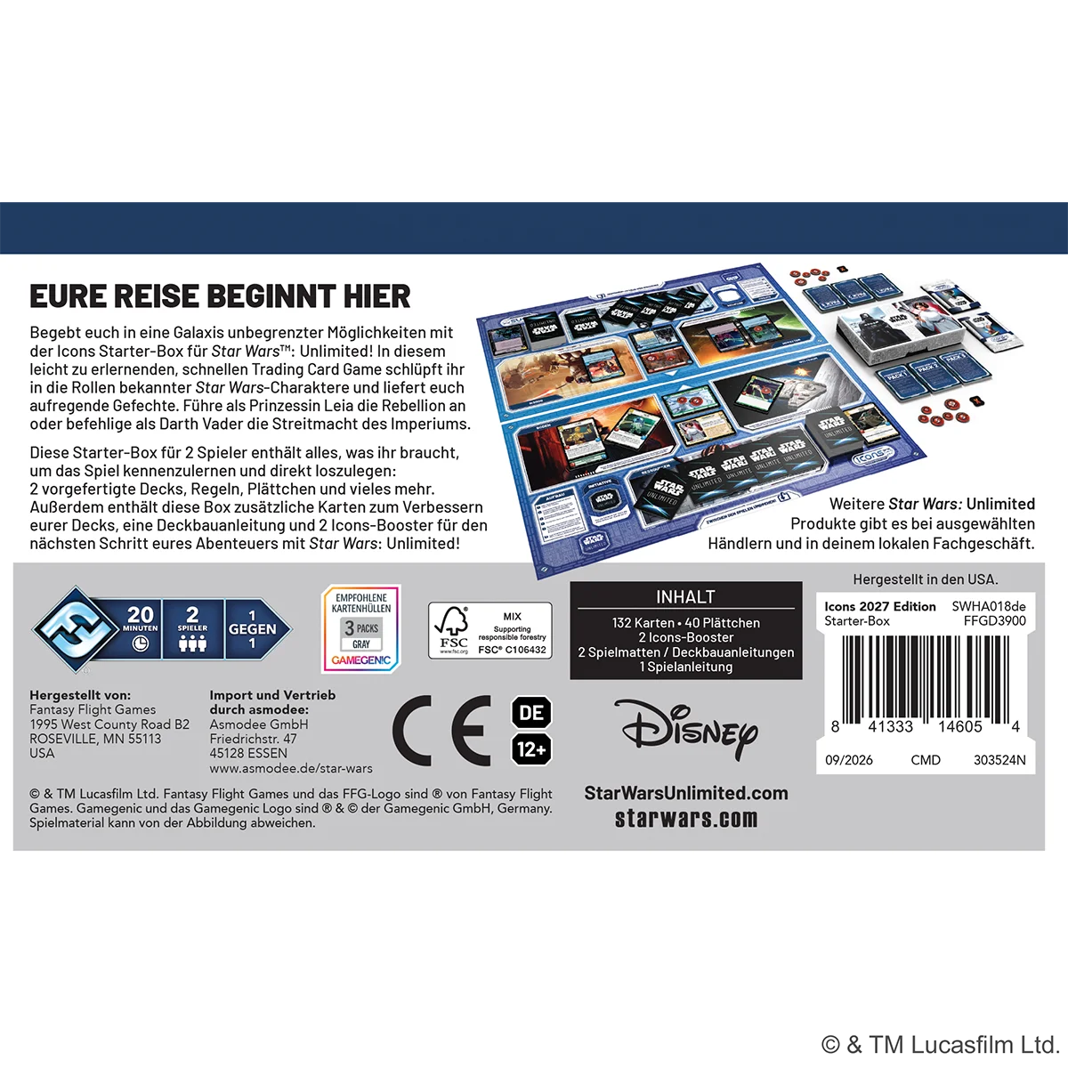 Star Wars: Unlimited Starter-Box – Icons 2027 Edition (Deutsch)
