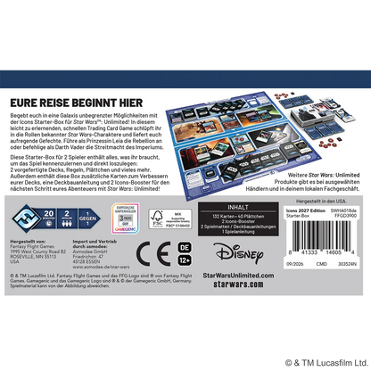 Star Wars: Unlimited Starter-Box – Icons 2027 Edition (Deutsch)