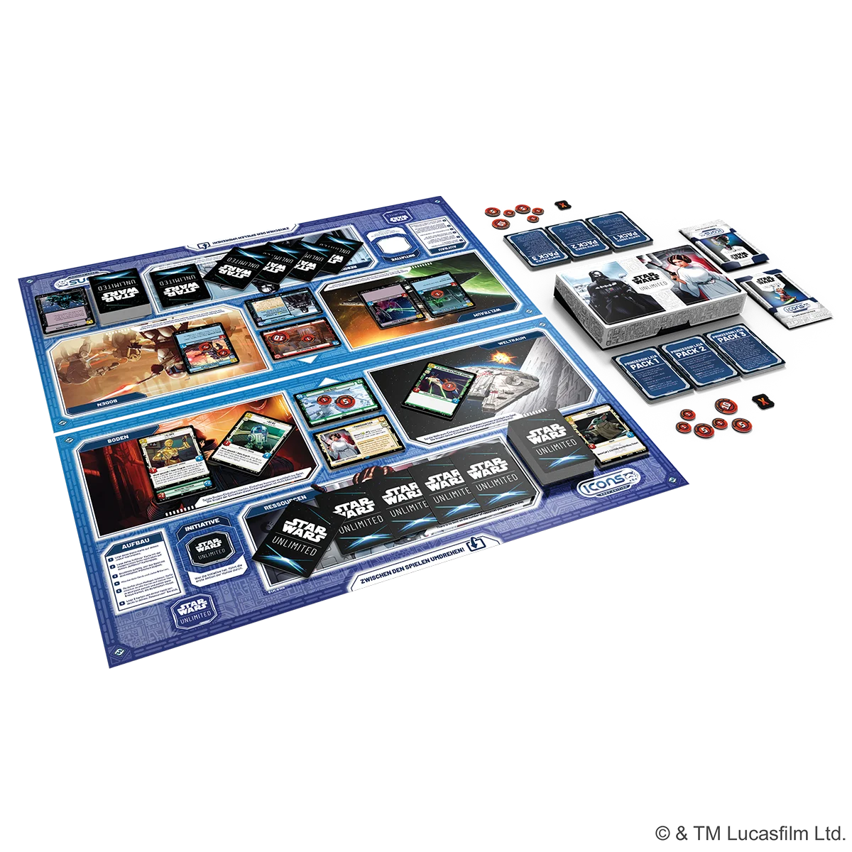 Star Wars: Unlimited Starter-Box – Icons 2027 Edition (Deutsch)