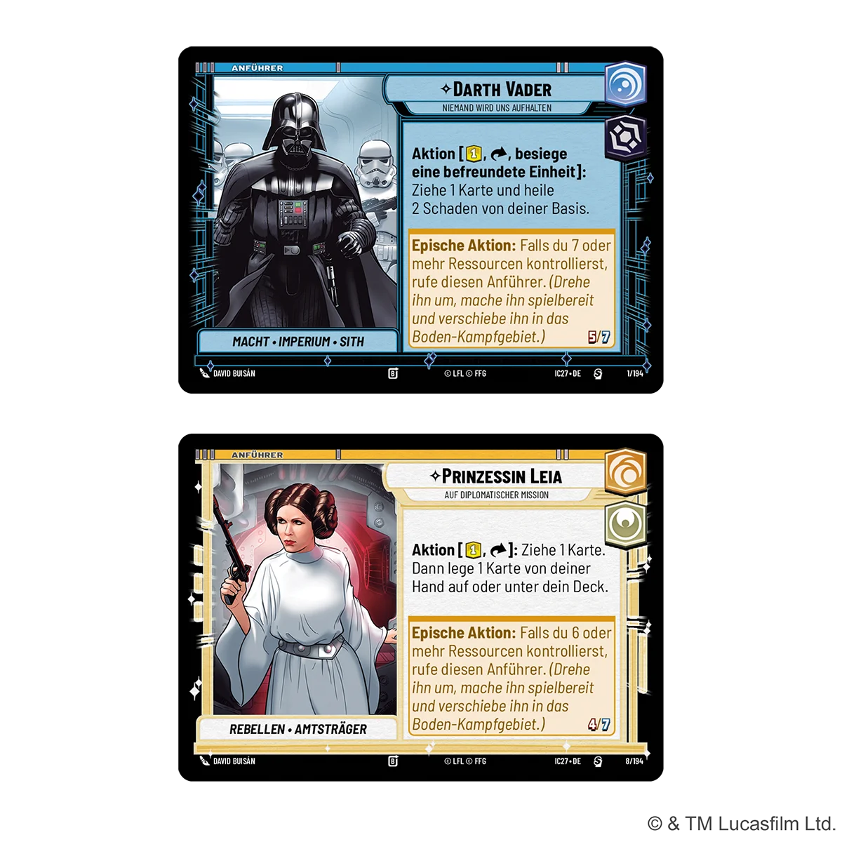 Star Wars: Unlimited Starter-Box – Icons 2027 Edition (Deutsch)