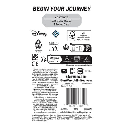 Star Wars: Unlimited Icons 2027 Edition Booster 4-Pack (Englisch)