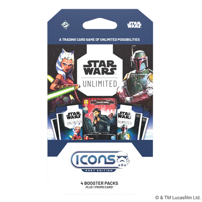 Star Wars: Unlimited Icons 2027 Edition Booster 4-Pack (Englisch)
