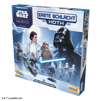 Star Wars: Unlimited - First Battle: Hoth for Beginners to Learn! (German)
