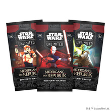 Booster-Display Niedergang der Republik – Star Wars: Unlimited (Deutsch)