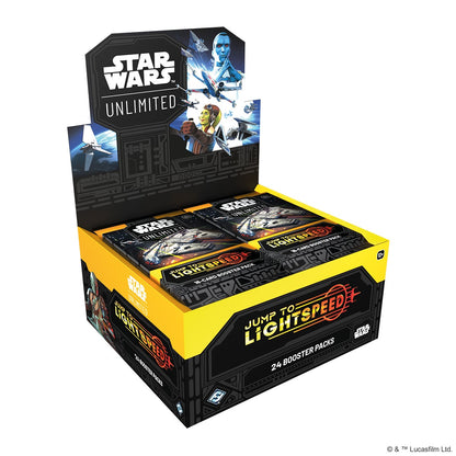 Booster-Display Jump to Lightspeed – Star Wars: Unlimited (Englisch)