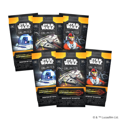 Prerelease-Box Umschalten auf Lichtgeschwindigkeit – Star Wars: Unlimited (Deutsch)