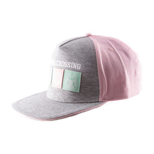 Animal Crossing Snapback Cap in pastel with squares