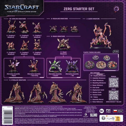 Starter Set: Zerg - StarCraft: The Miniatures Game - Tabletop