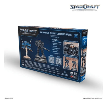StarCraft TMG Helden-Erweiterungsset Terraner: Jim Raynor & Point Defense Drone