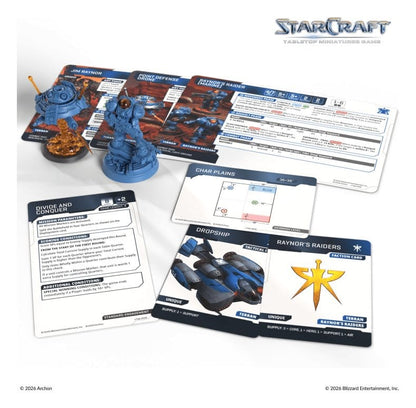 StarCraft TMG Helden-Erweiterungsset Terraner: Jim Raynor & Point Defense Drone