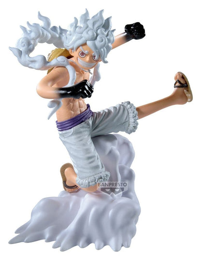 One Piece Monkey D. Luffy Gear 5 jako figurka – seria Senkozekkei od Banpresto