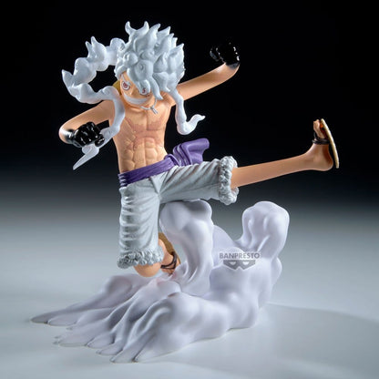 One Piece Monkey D. Luffy Gear 5 jako figurka – seria Senkozekkei od Banpresto